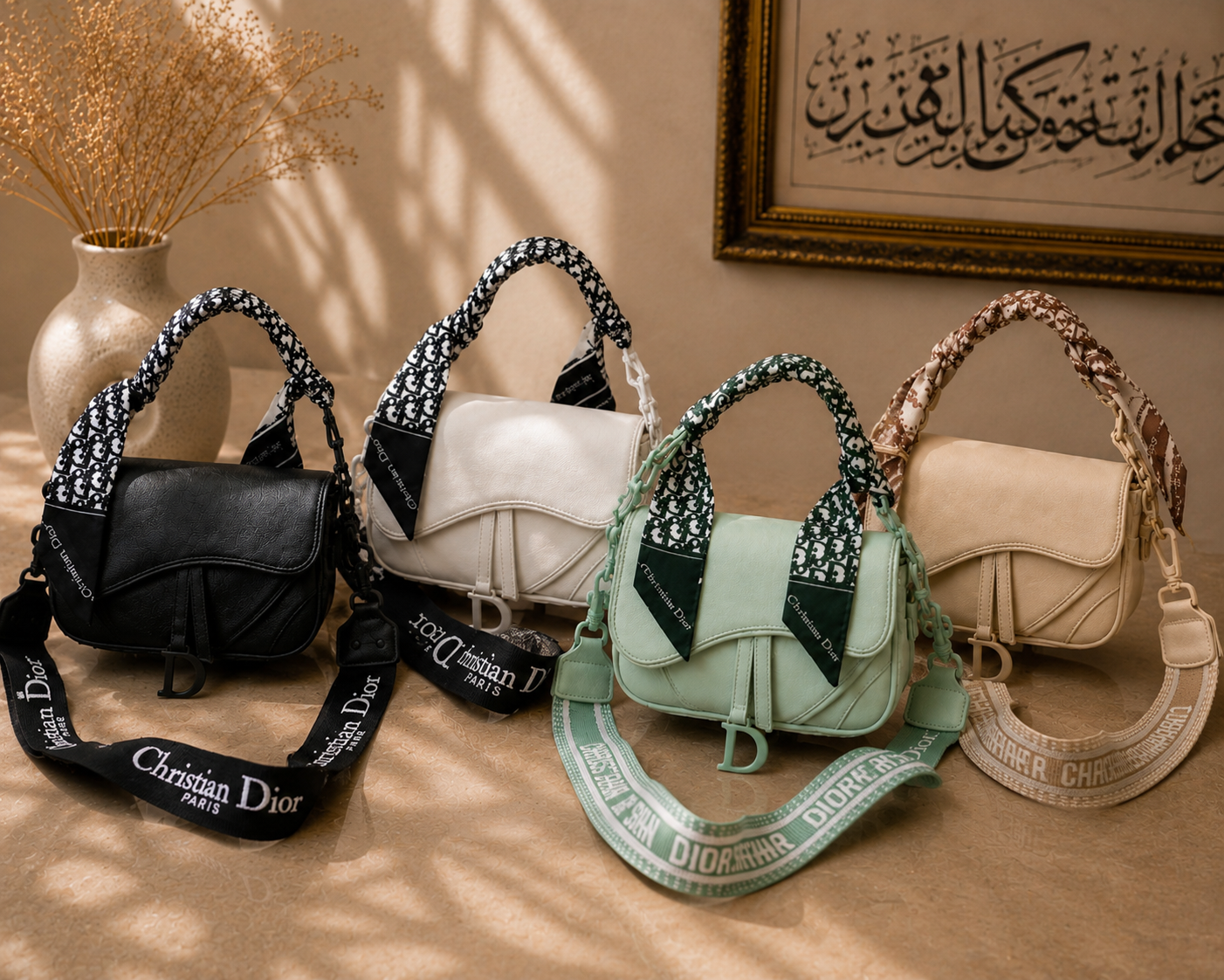 کیف دیور شال دار
